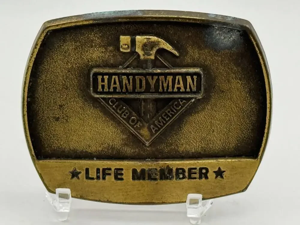 Handyman Club of America Life Member 1996 Belt Buckle